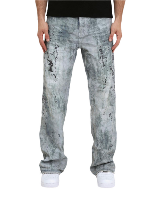 Purple Brand P018 Worn Camouflage Denim
