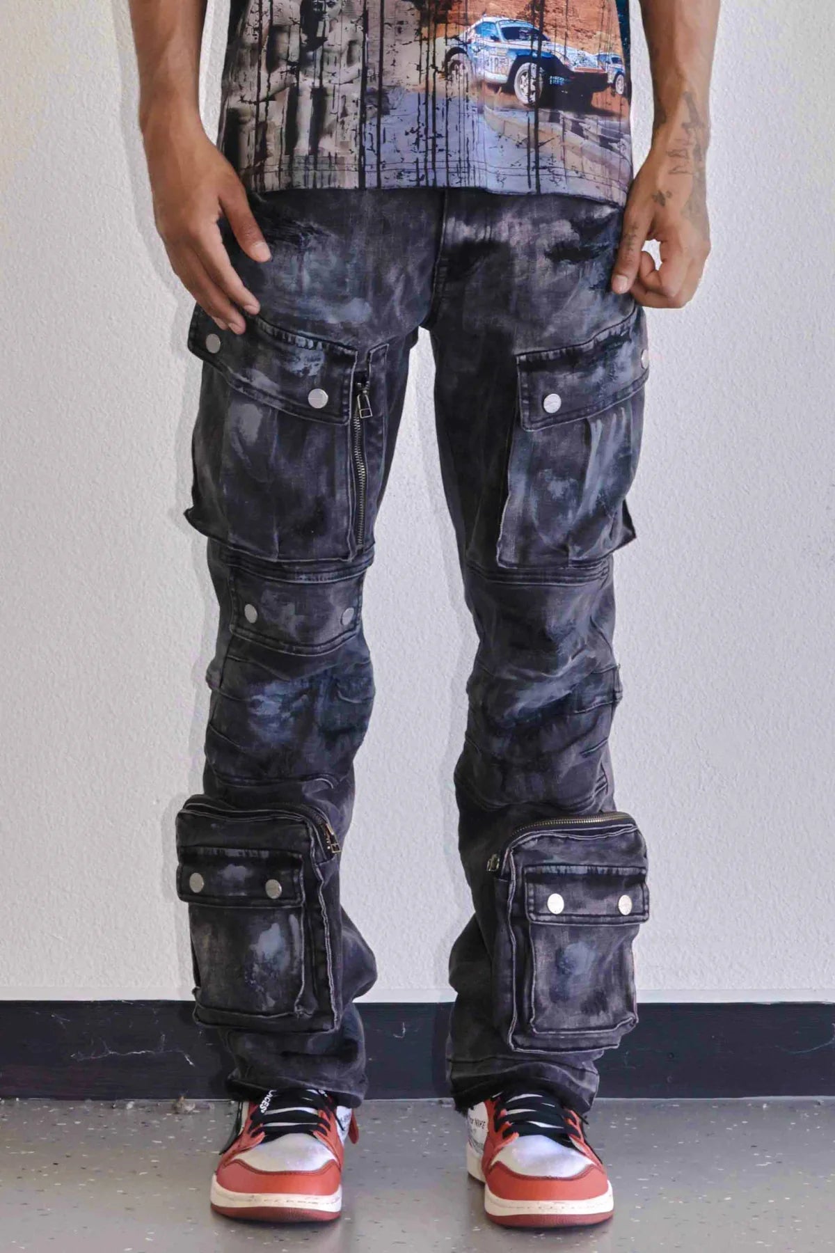 Cargo Utility Denim Jeans