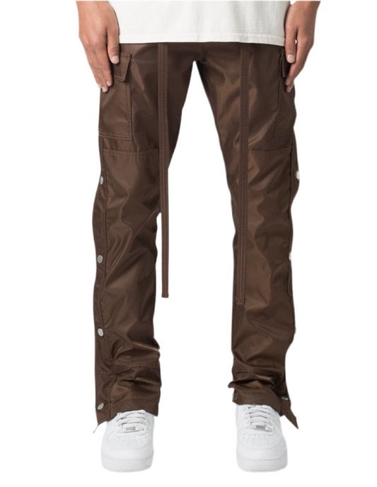 Zipper Snap Nylon Cargo Pant