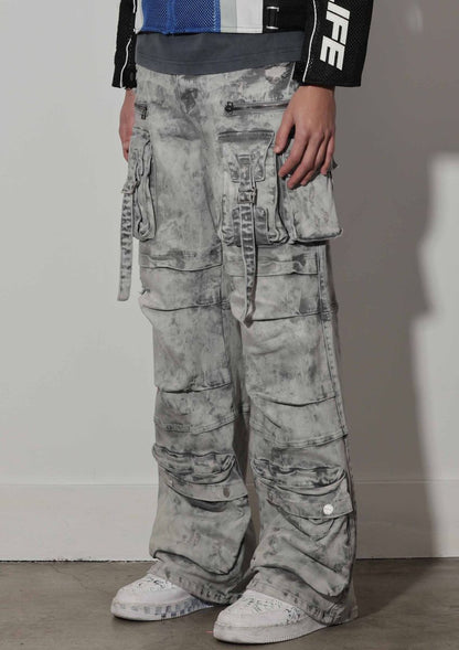 Utility Cargo Denim Jeans