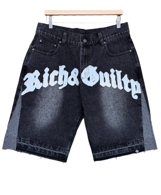 Rich & Guilty Denim Short Black