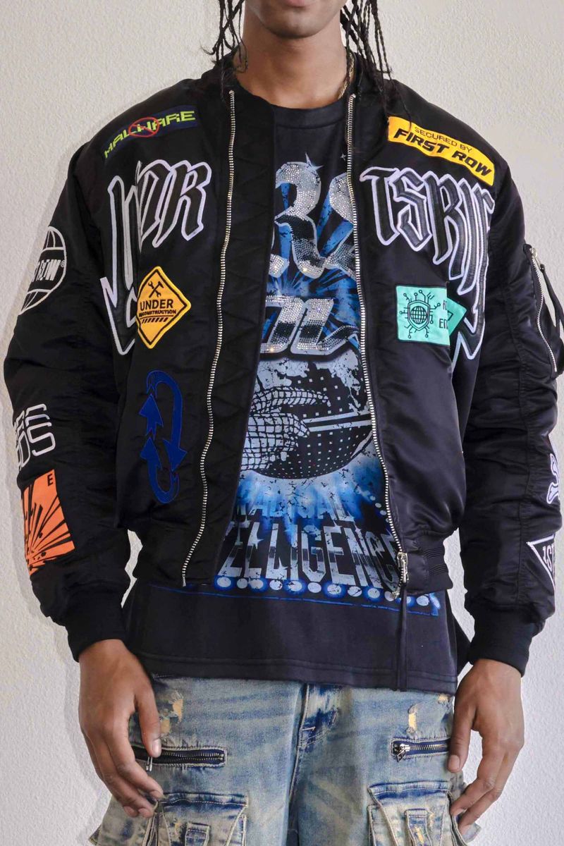 Caution Multi Patches Jacket