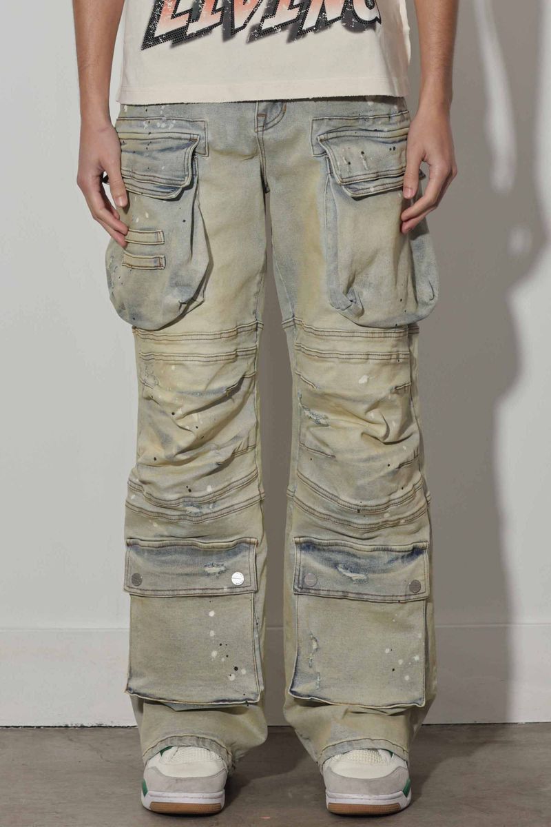 Utility Cargo Denim Jean