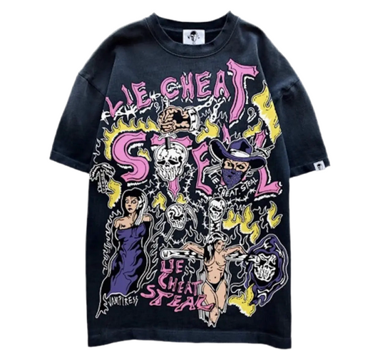 Warren Lotas Lie Cheat Steal Tshirt