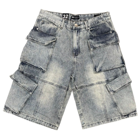 Vintage Cargo Pocket Denim Short