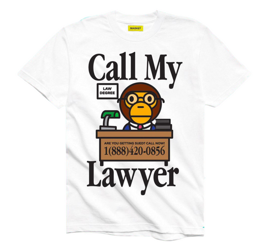 Bape x Market Call my Lawyer Tshirt