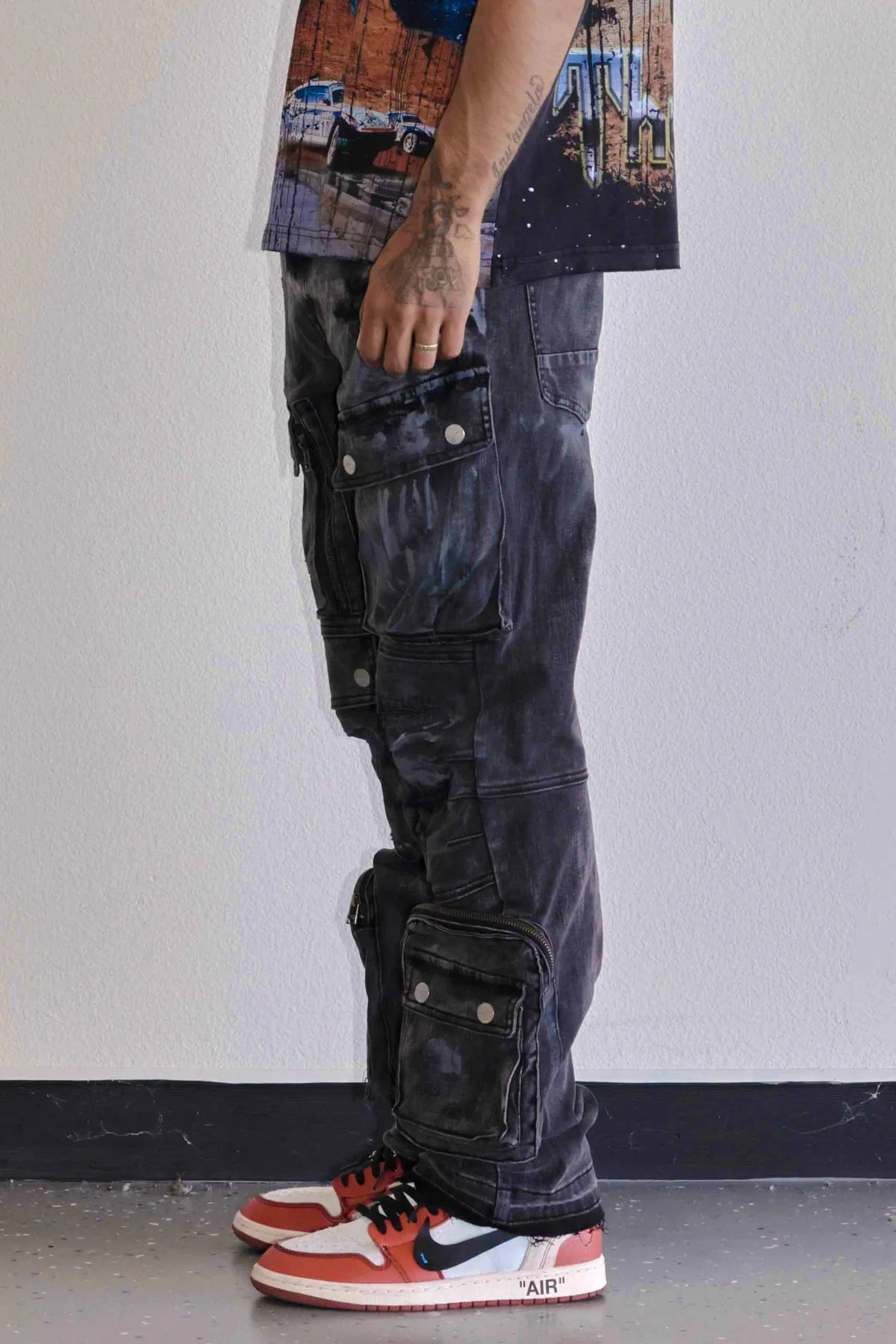 Cargo Utility Denim Jeans