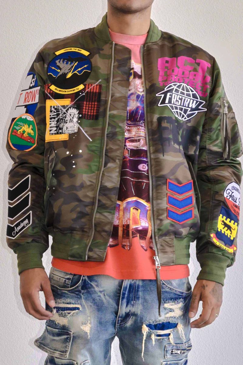 Multi Patch Camo Jacket