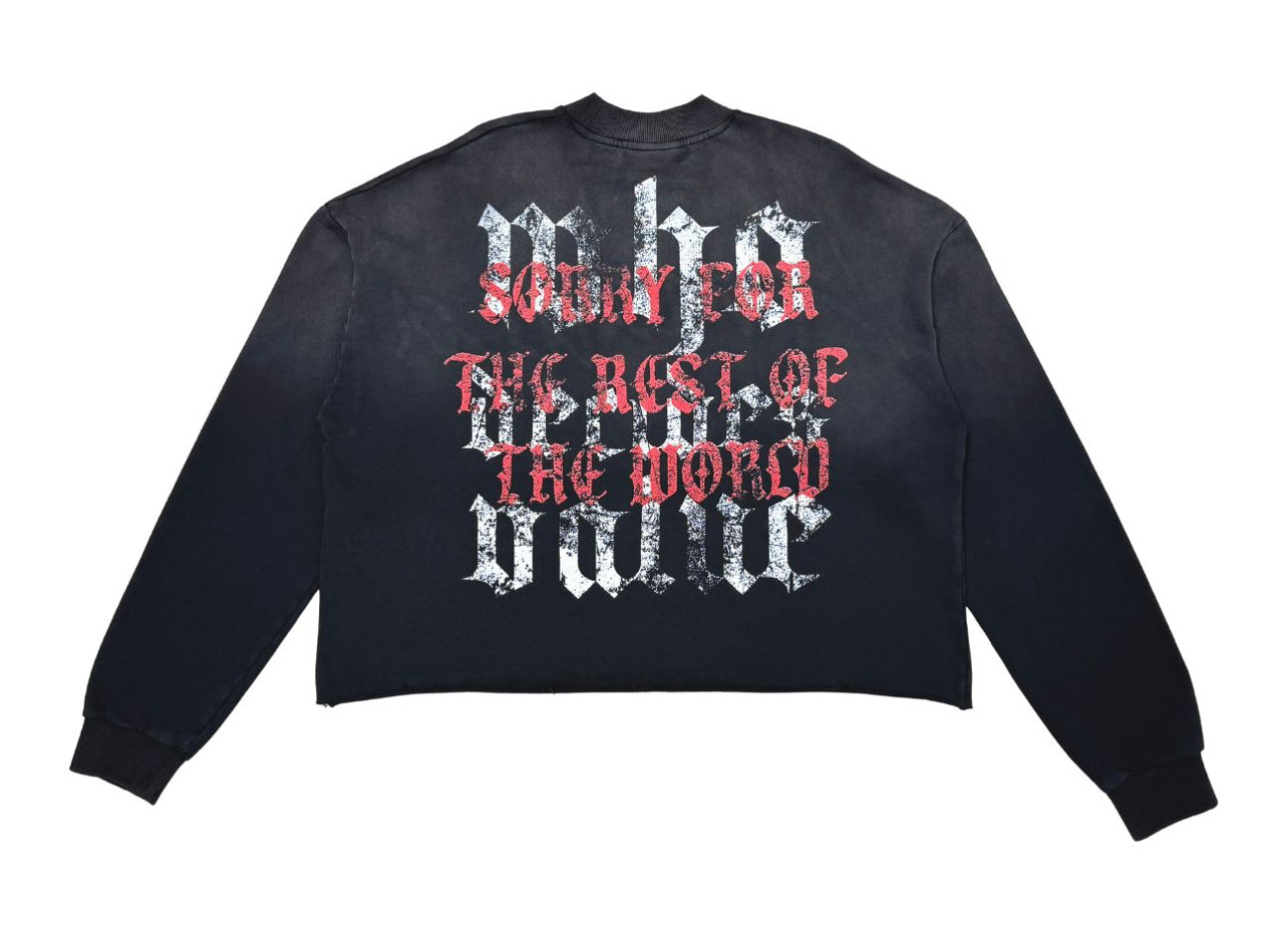 America Cropped Sweater