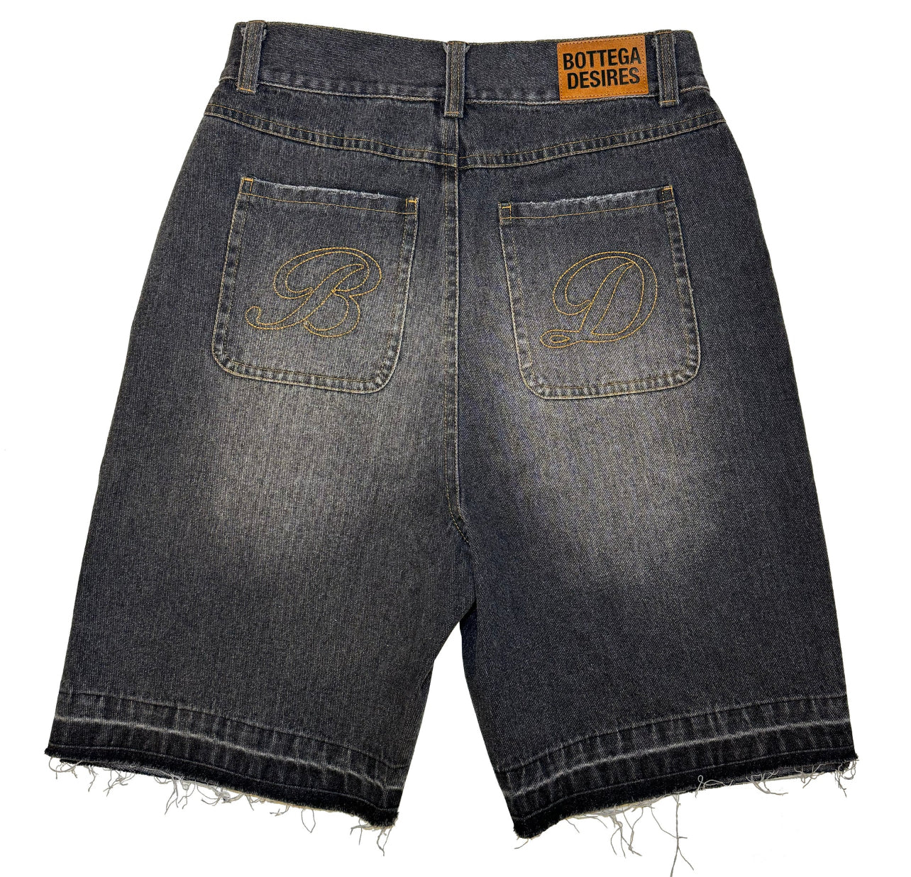 Bottega Desires Black Denim Short