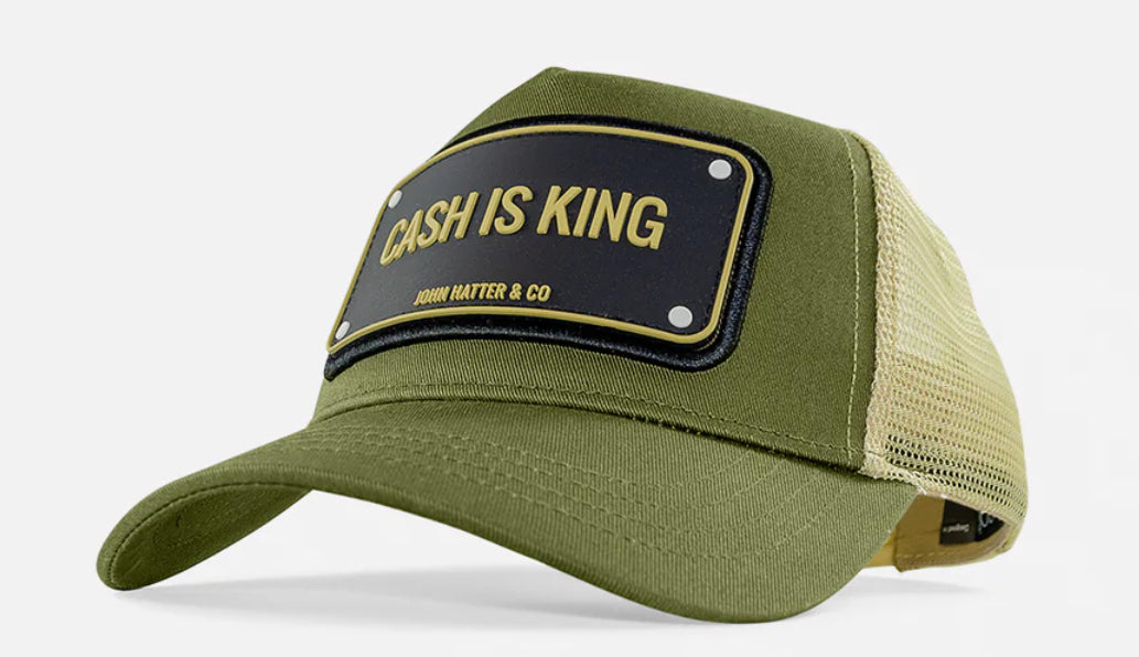 CASH IS KING RUBBER HAT