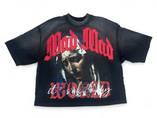 Mad World Cropped Tshirt