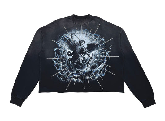 Angel Cropped Sweater