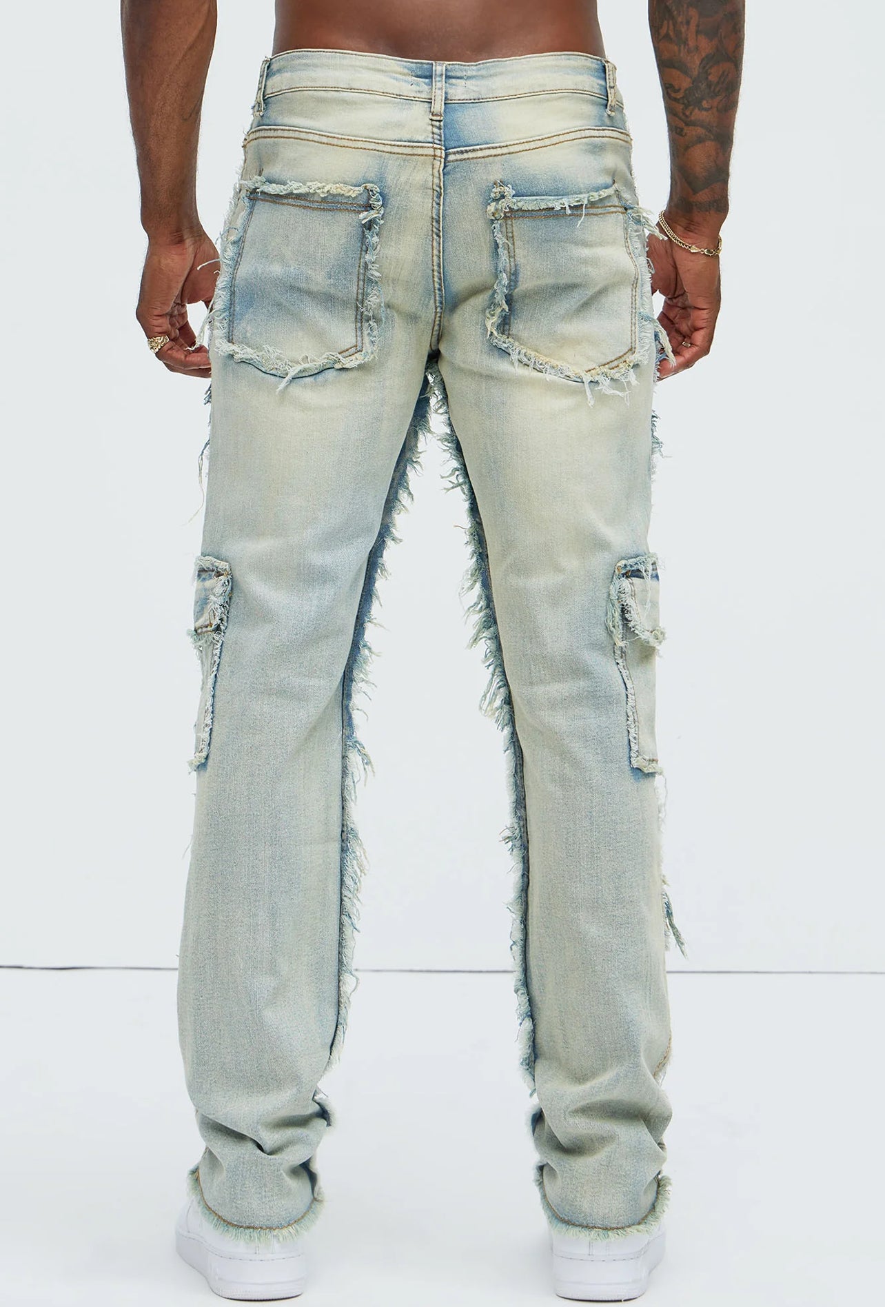 Stacked Cargo Jean Dirty