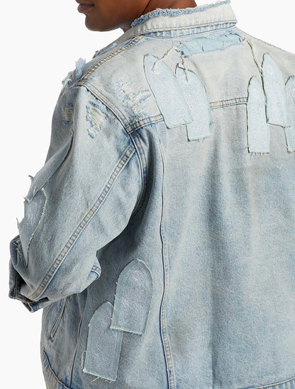 Who Decides War Patchwork Jacket