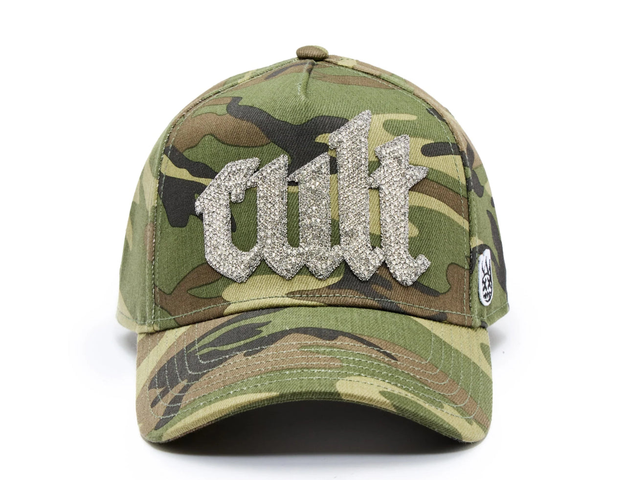 Cult Crystal Script Logo Hat Camo