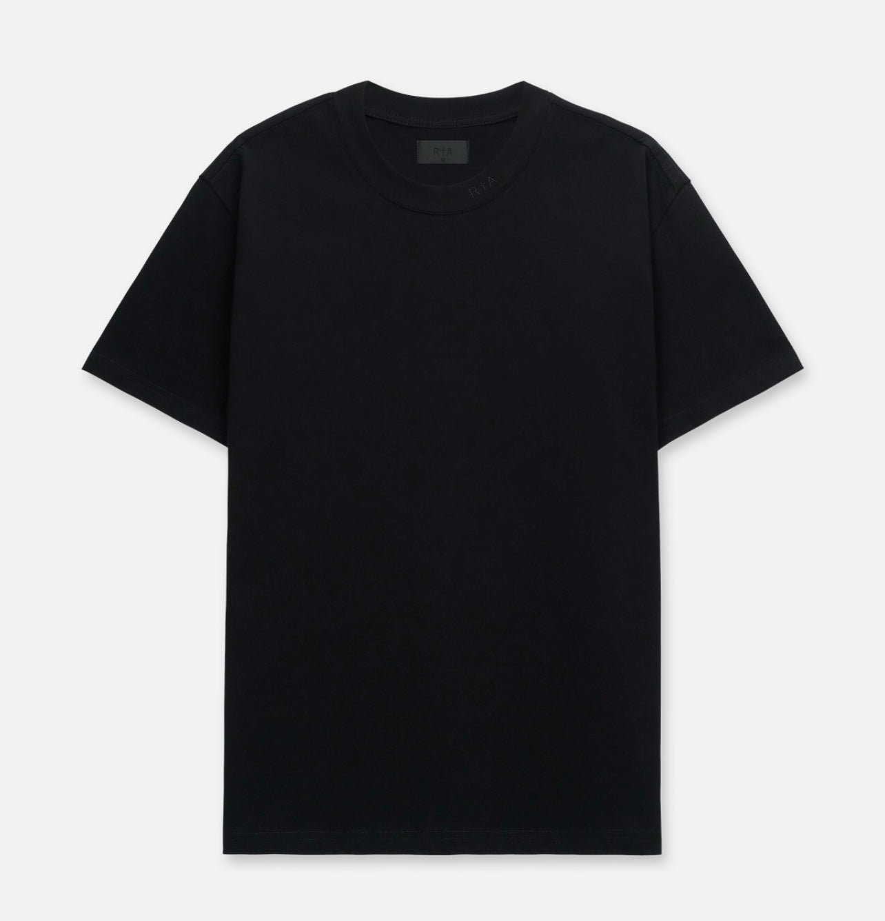 RTA Rico Black Collar Logo Tee