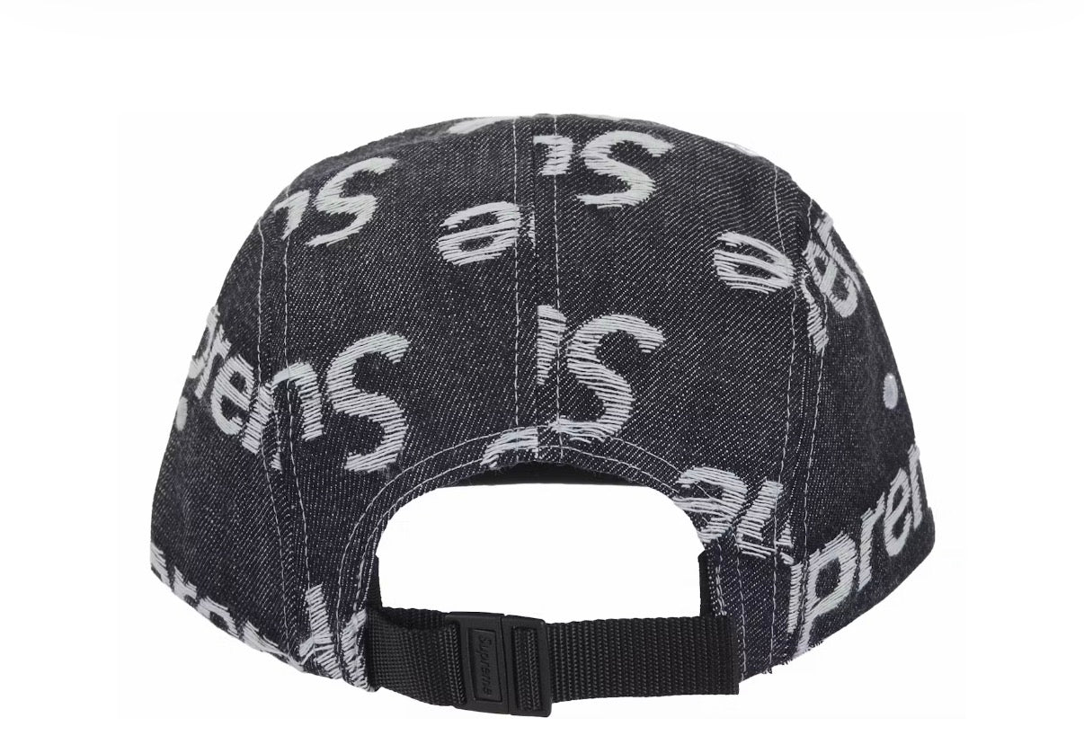 Supreme Jacquard Logo Denim Hat