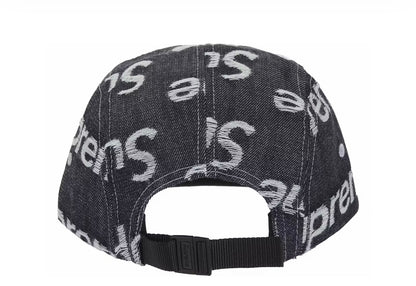 Supreme Jacquard Logo Denim Hat