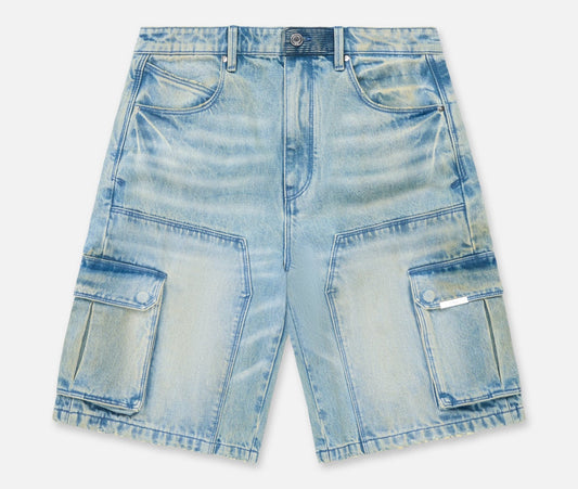 RTA Joseph Indigo Cargo Shorts