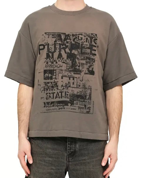 Purple Brand Stacked Tshirt