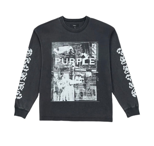 Purple Brand Textured Long Sleeve