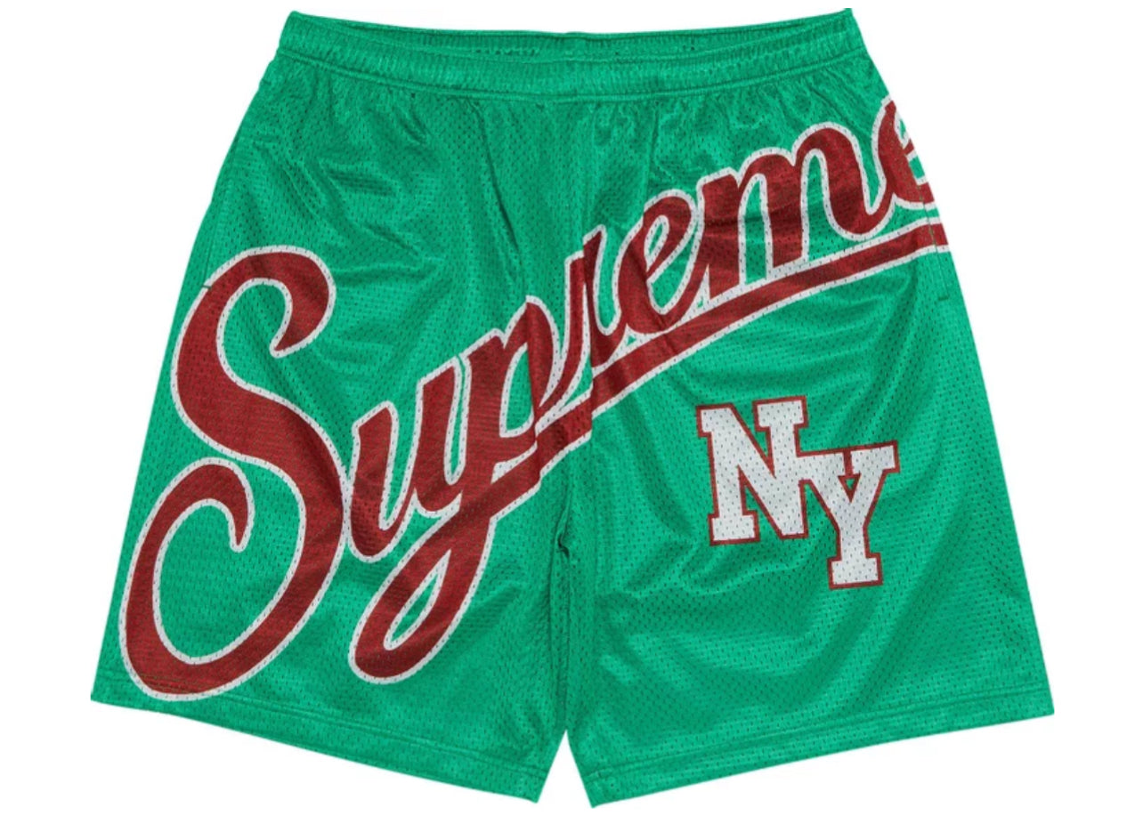 Supreme Big Script Mesh Short