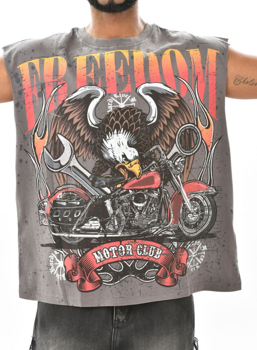 Freedom Motor Club Sleeveless Tee