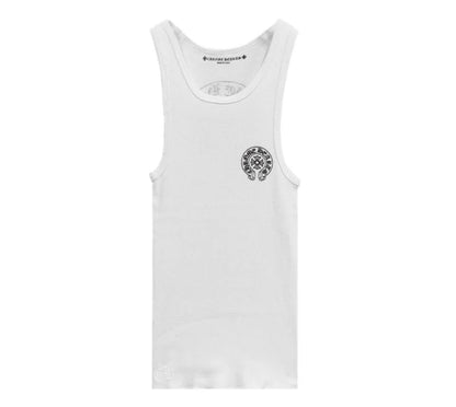 Chrome Hearts Horseshoe Tank White