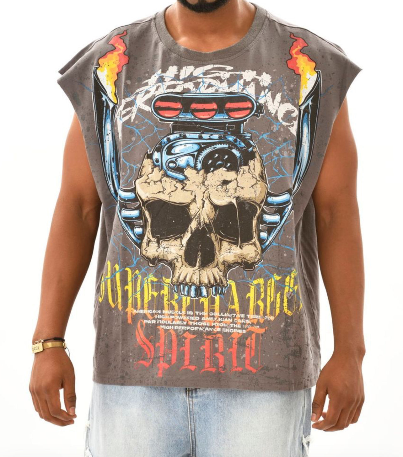 Supercharged Spirit Sleeveless Tee