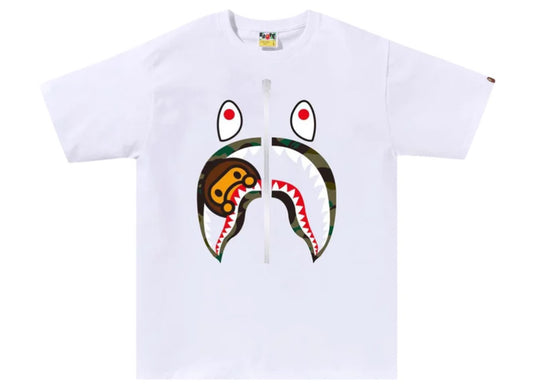 Bape Camo Milo Shark Tee