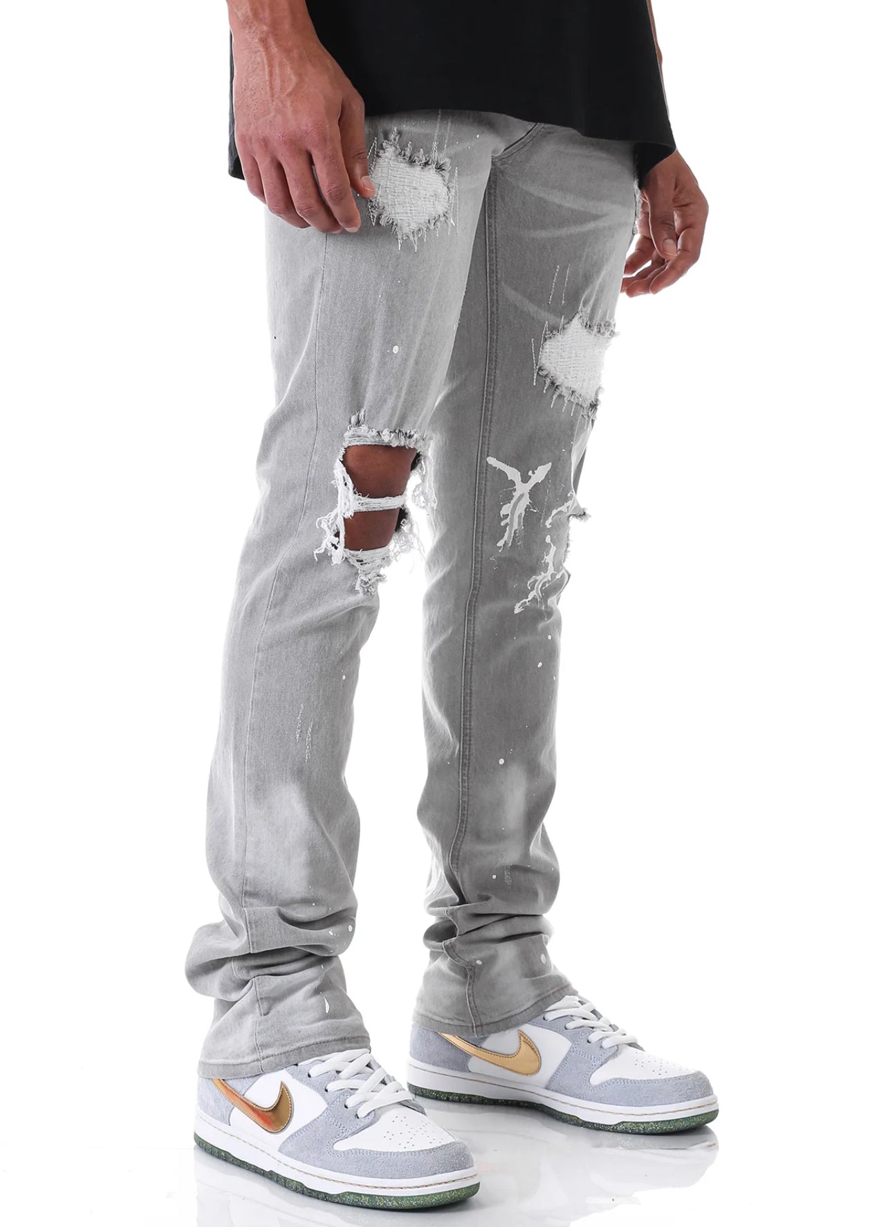 Ripped Denim Jeans