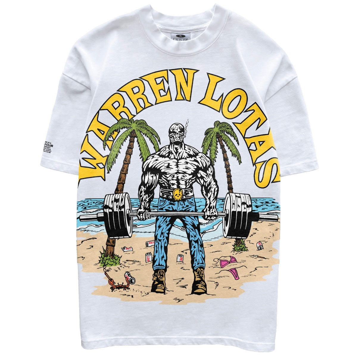 Warren Lotas Beach Deadlift Tshirt