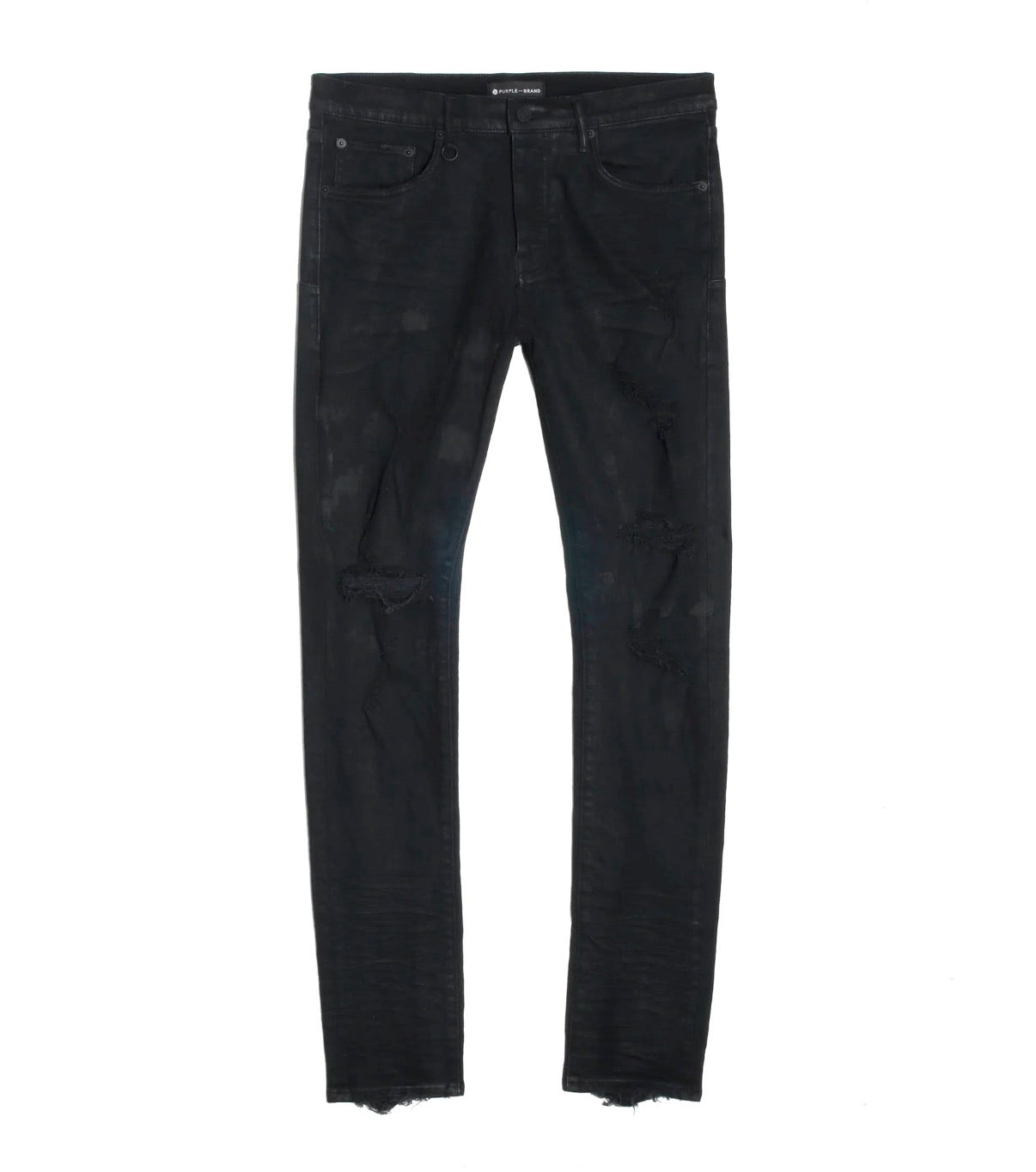 Purple Brand P001 Black Oil Denim