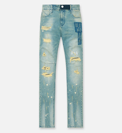 RTA Bryant Kyanite Distressed Denim Jean