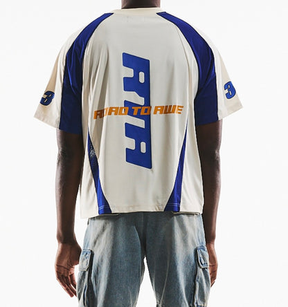 RTA Fonda Navy Bone Fusion Tee