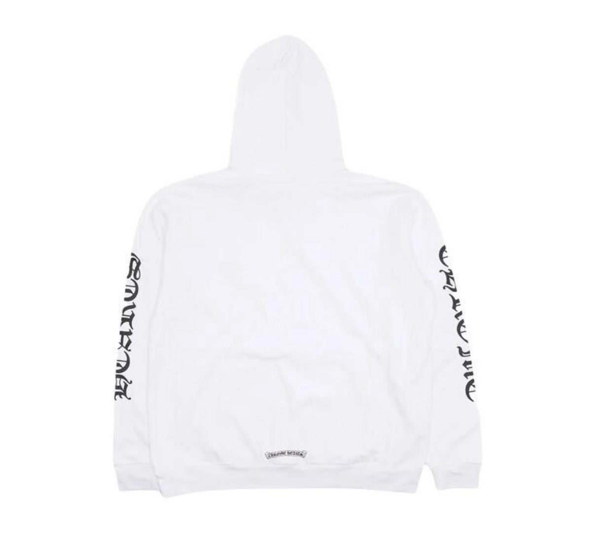 Chrome Hearts Vertical Logo Hoodie White