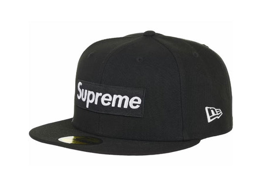 Supreme x New Era Hat Black