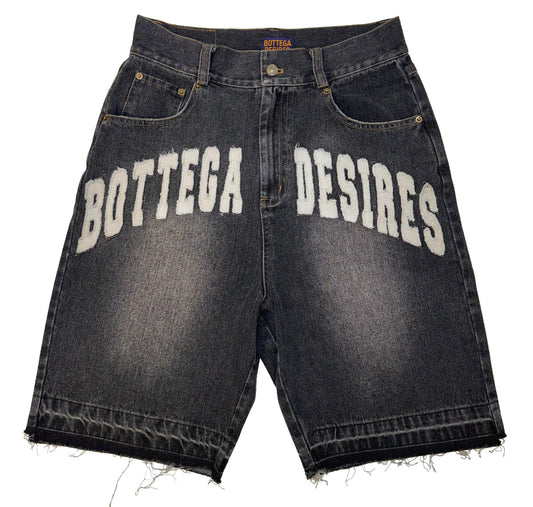 Bottega Desires Black Denim Short