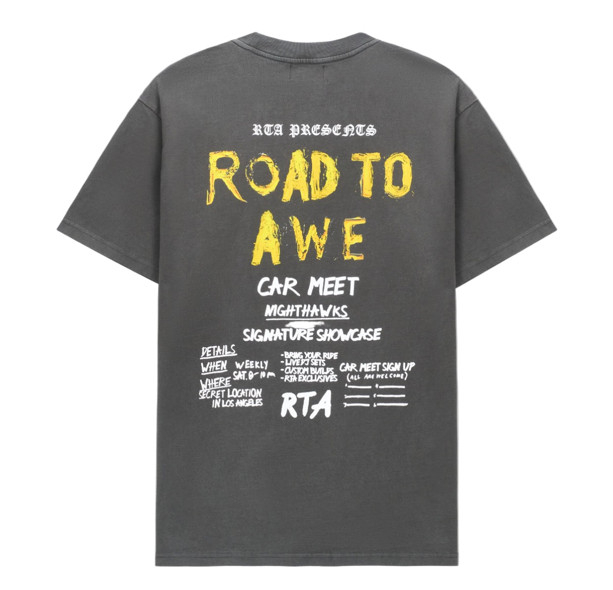 RTA Colin Oversized Vintage Invitation Tee