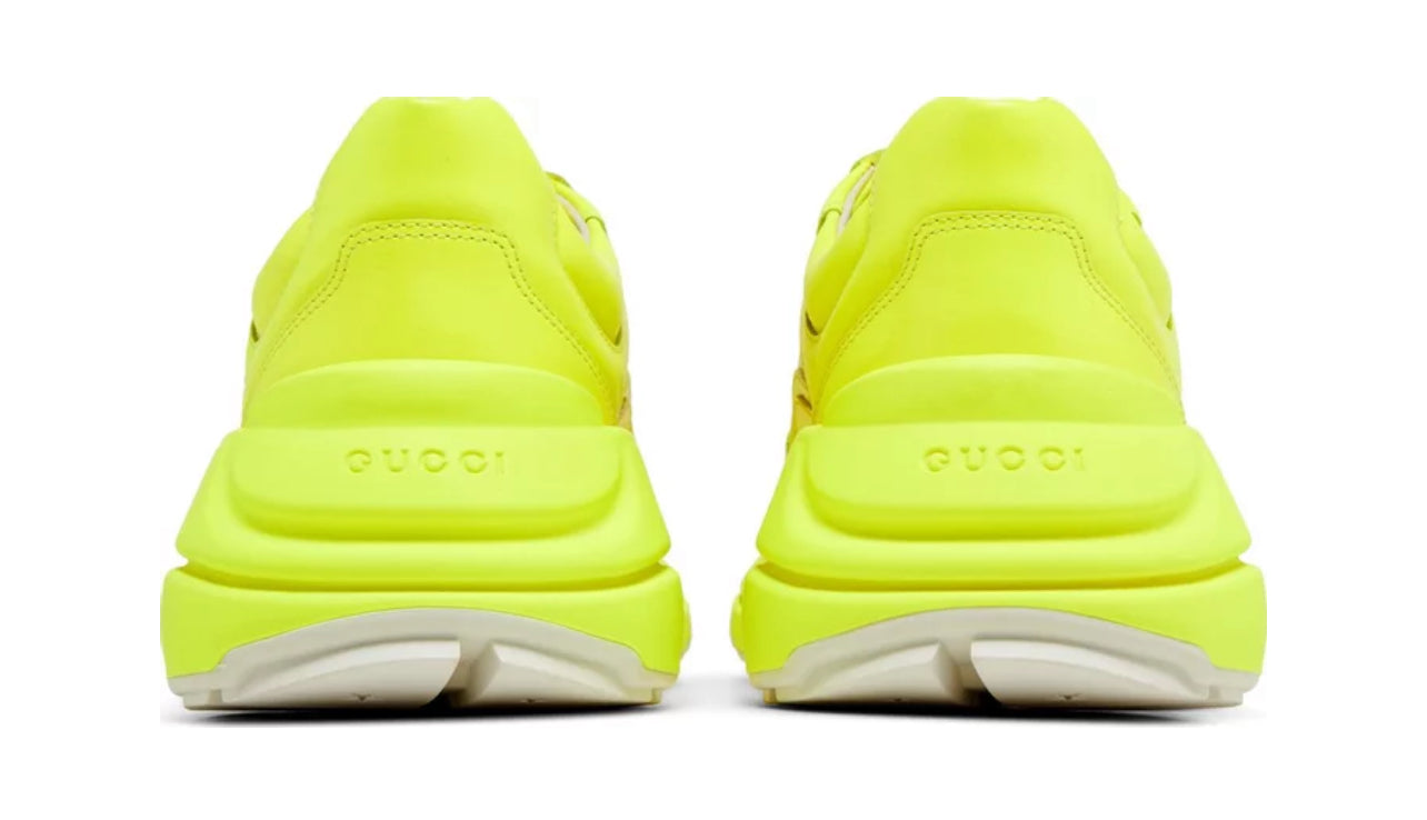 Gucci Rhyton Neon Yellow Sneakers