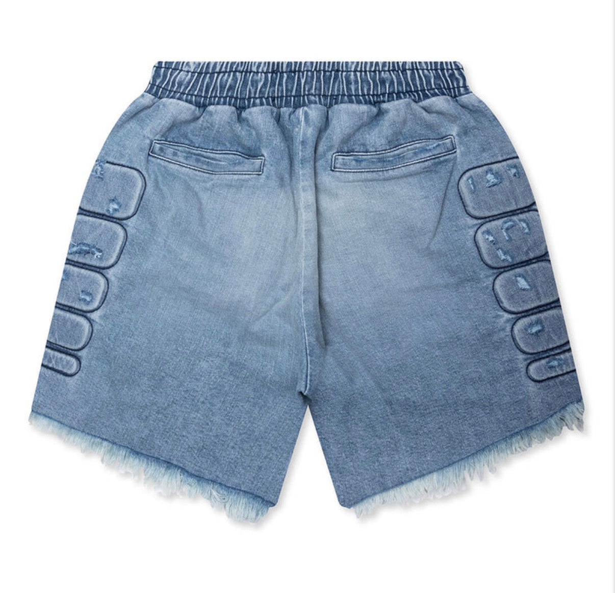 Satoshi Nakamoto Denim Moto Short