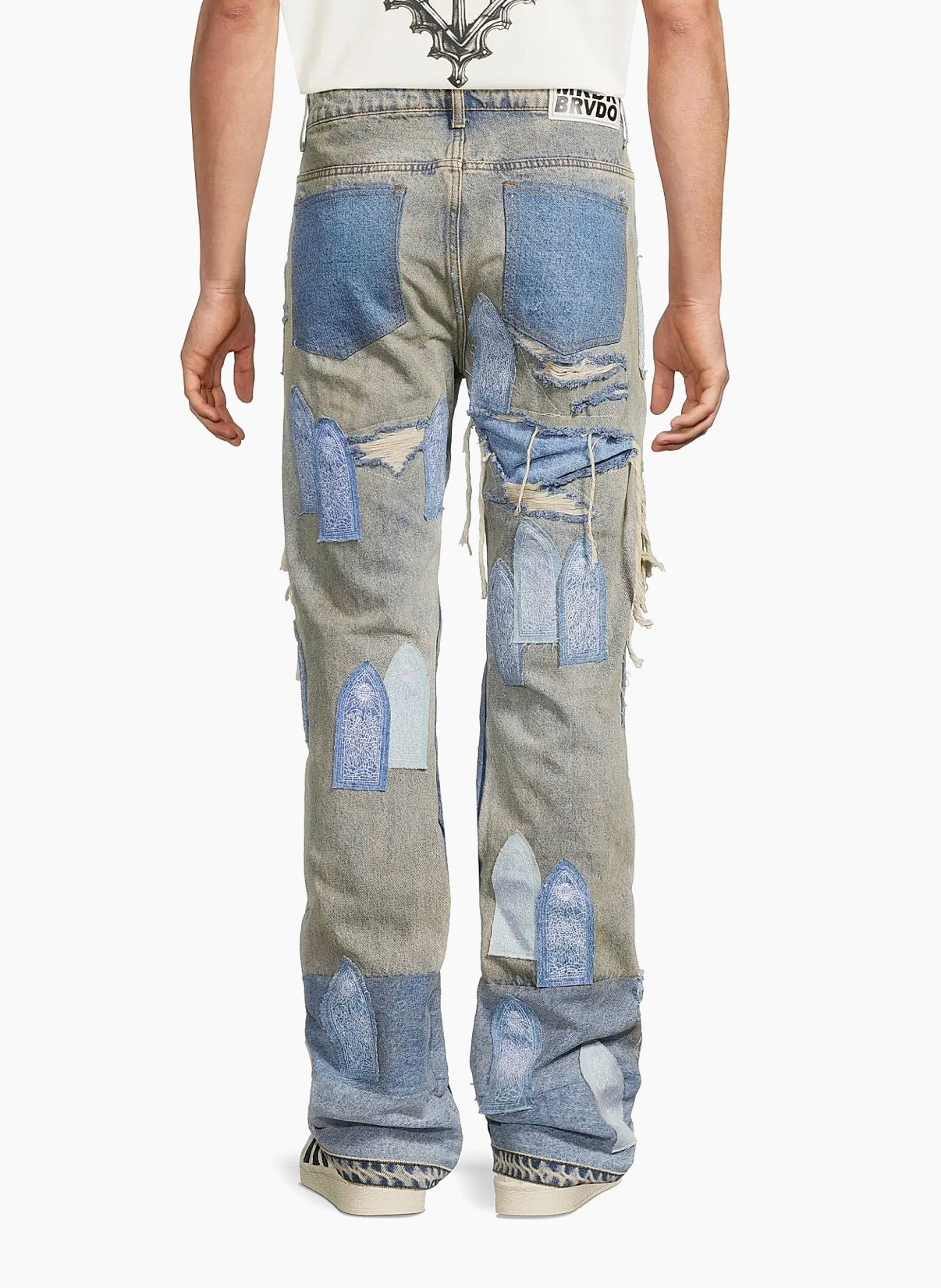 Who Decides War Patchwork Jeans
