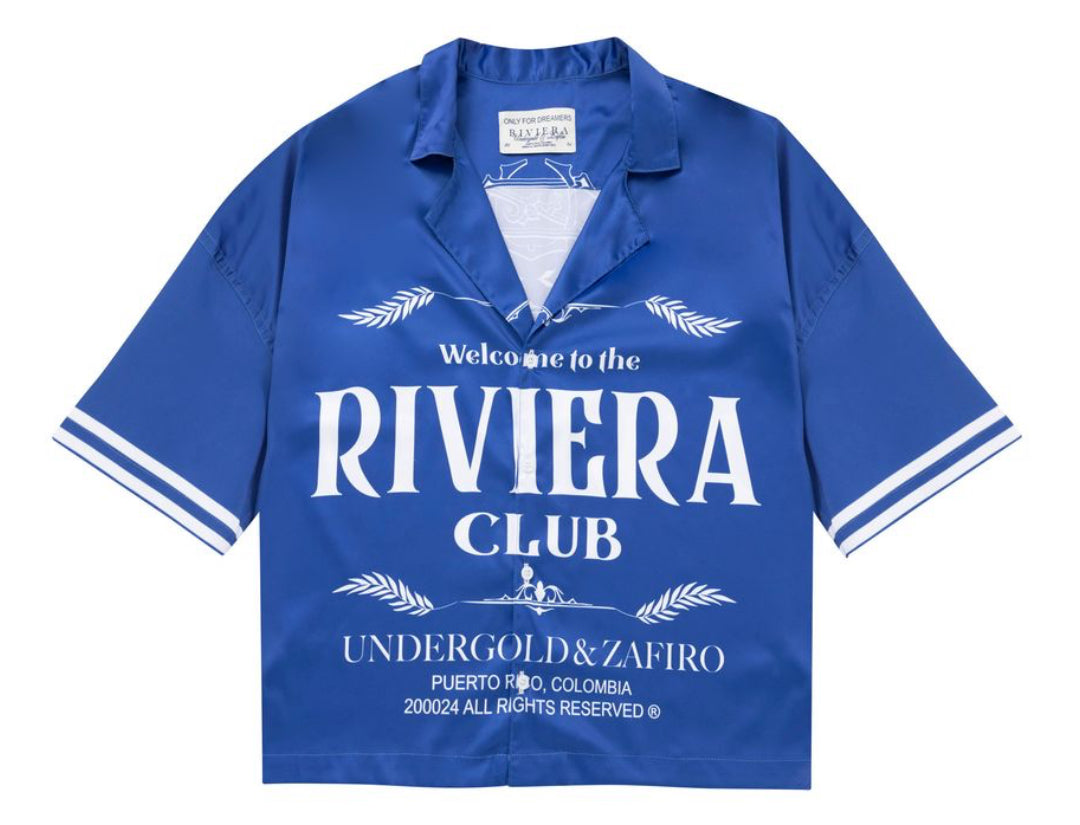 Riviera Club Short Sleeve Shirt Blue