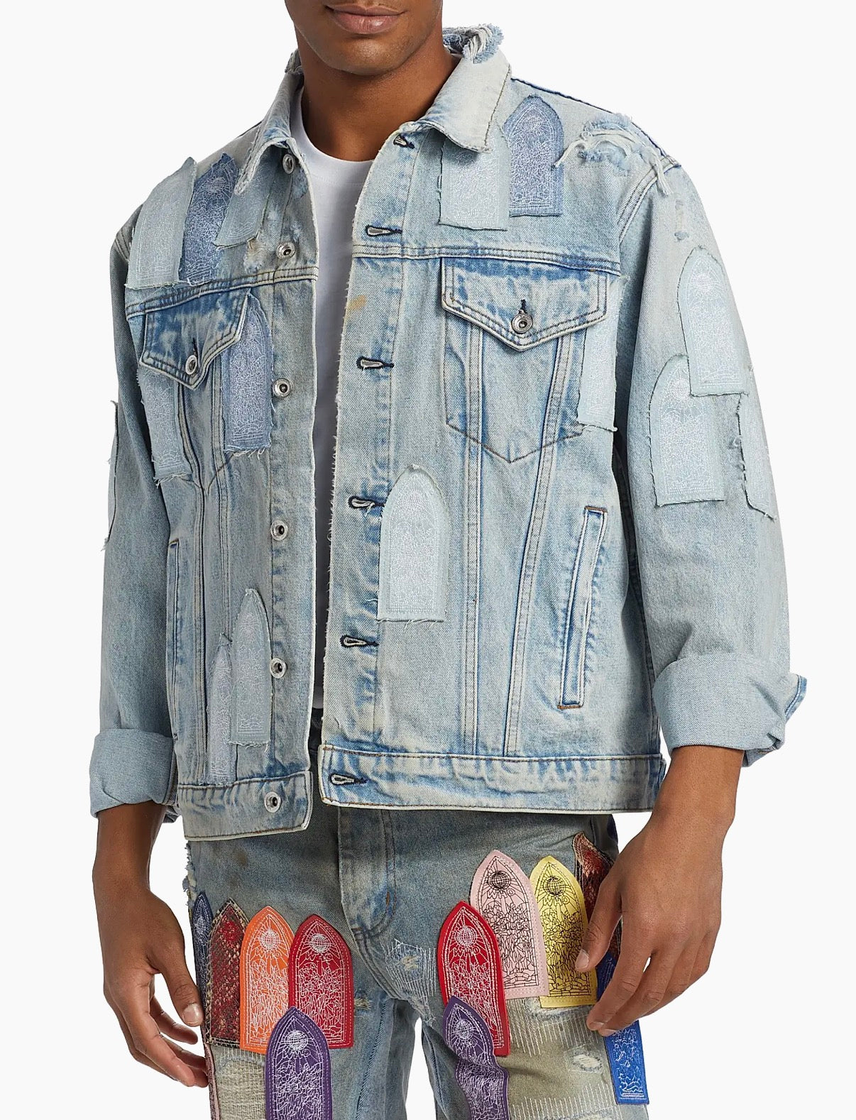 Who Decides War Patchwork Jacket