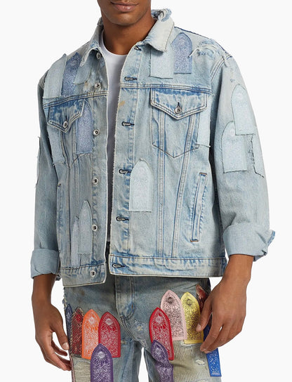 Who Decides War Patchwork Jacket