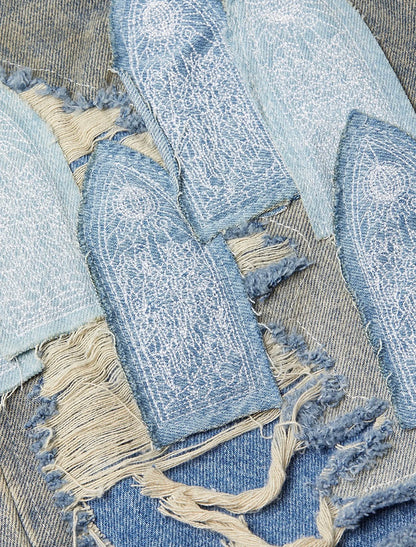 Who Decides War Patchwork Jeans