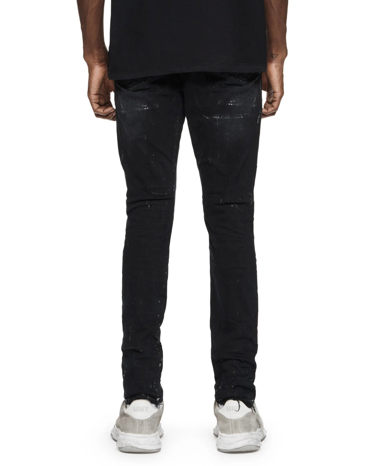 Purple Brand P001 Black Metallic Denim