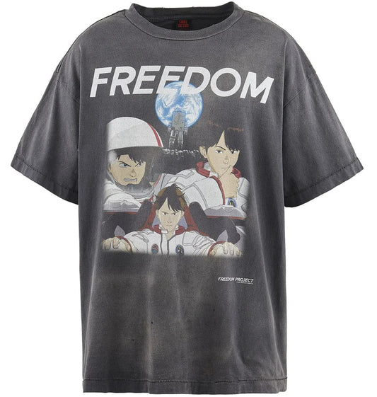 Saint Michael x Freedom Saint Black T-shirt