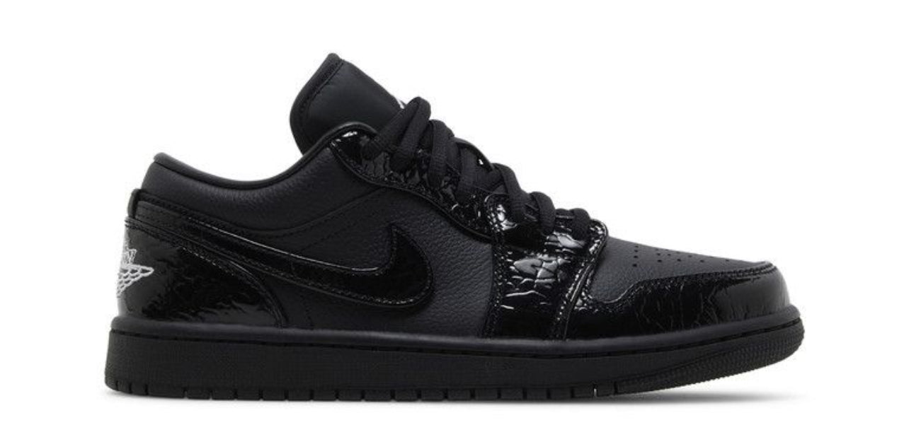 Jordan 1 Low Black Croc HJ7743-010